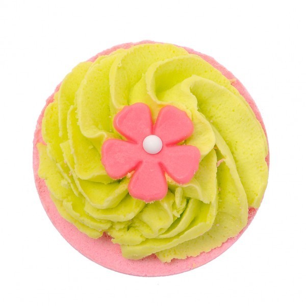 Cupcake effervescent pour le bain fraise