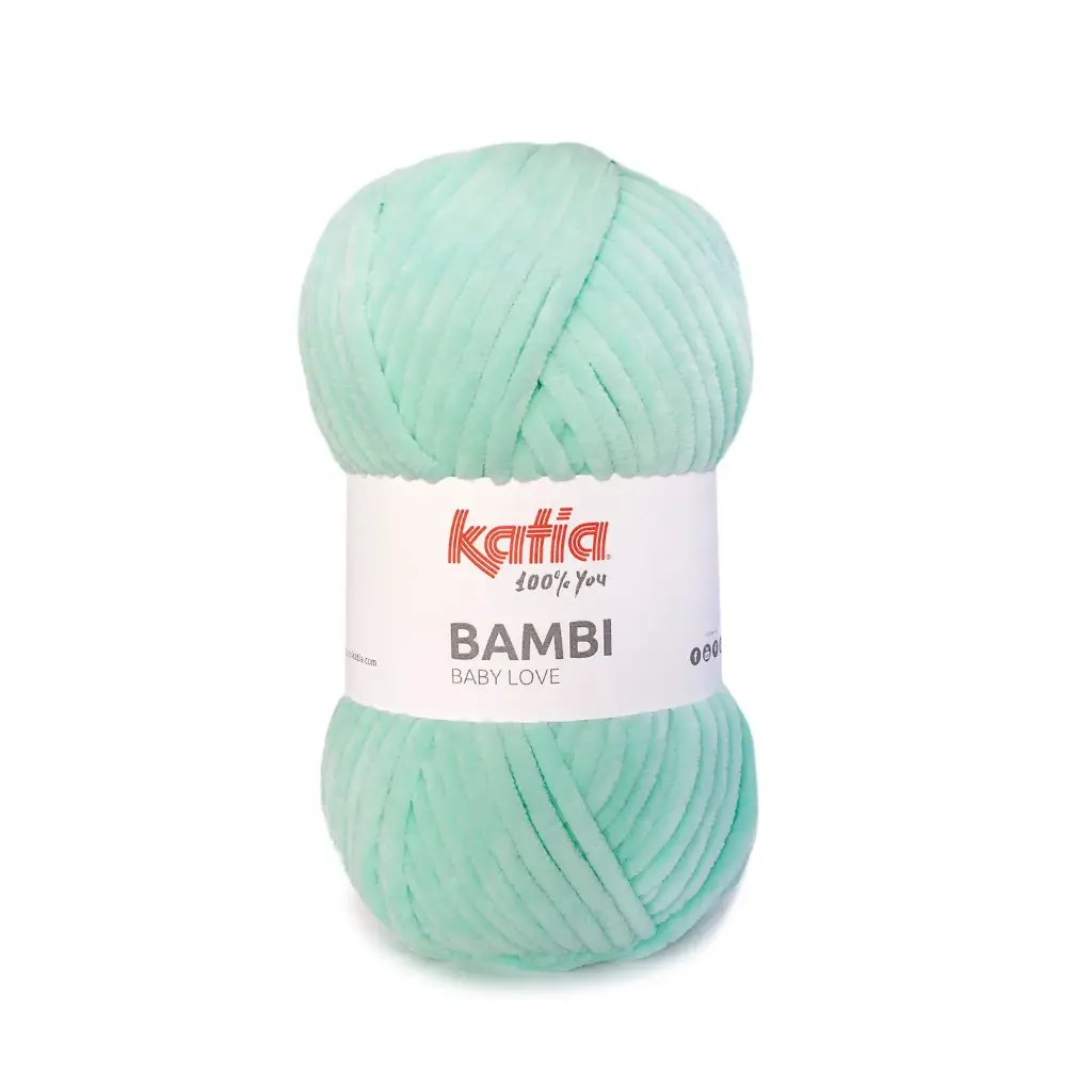 Bambi 341 menthe Laine Katia