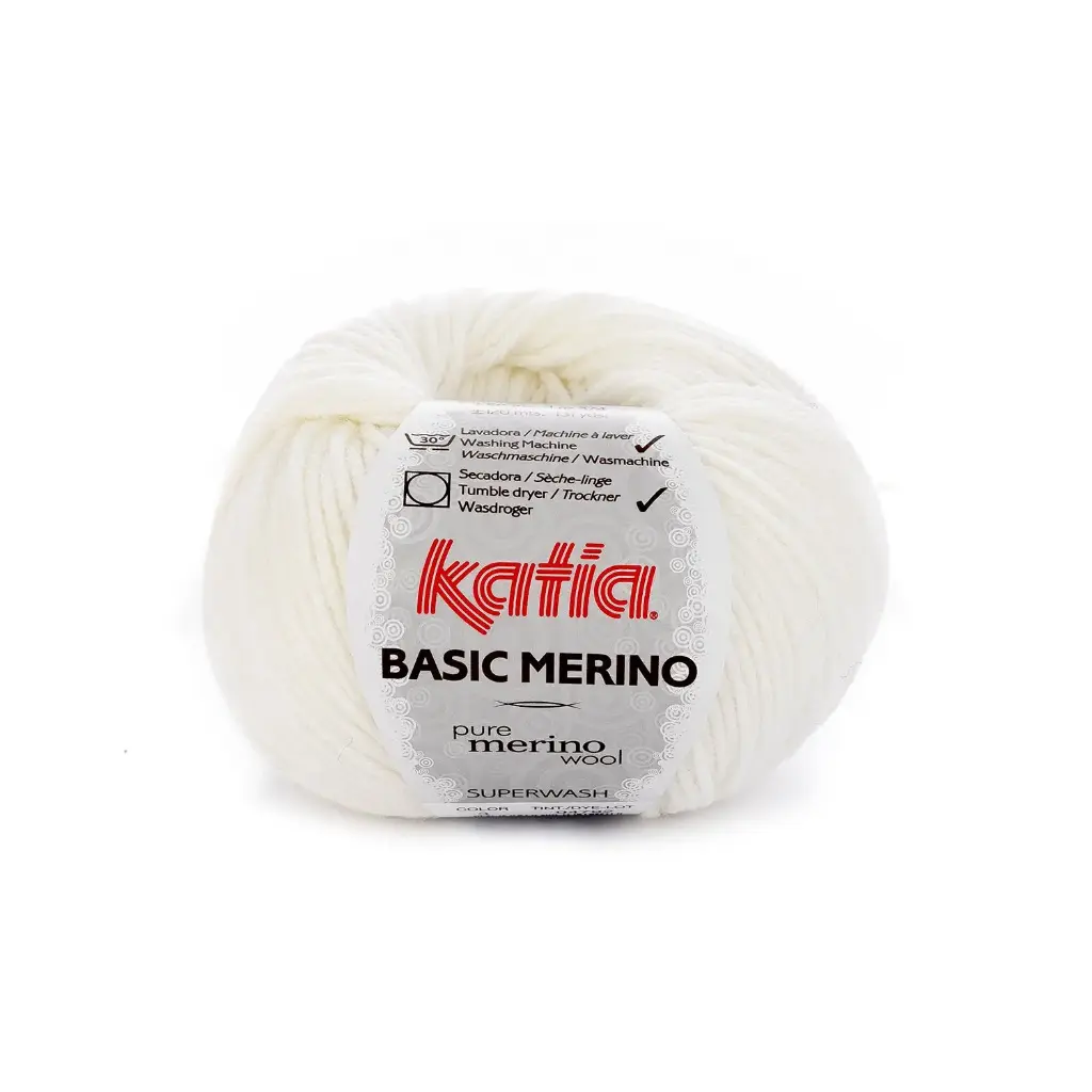 Basic Mérino 3 écru Laine Katia 