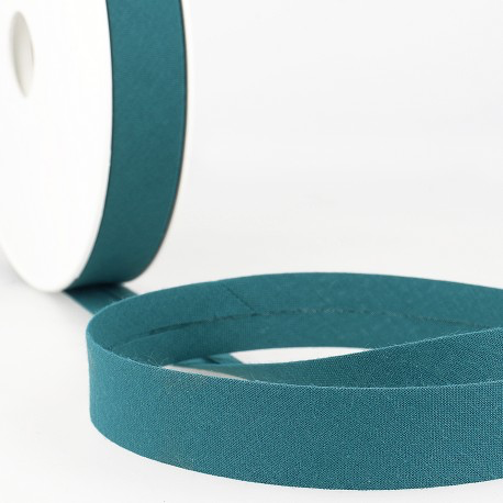 Biais 20mm 126 bleu canard