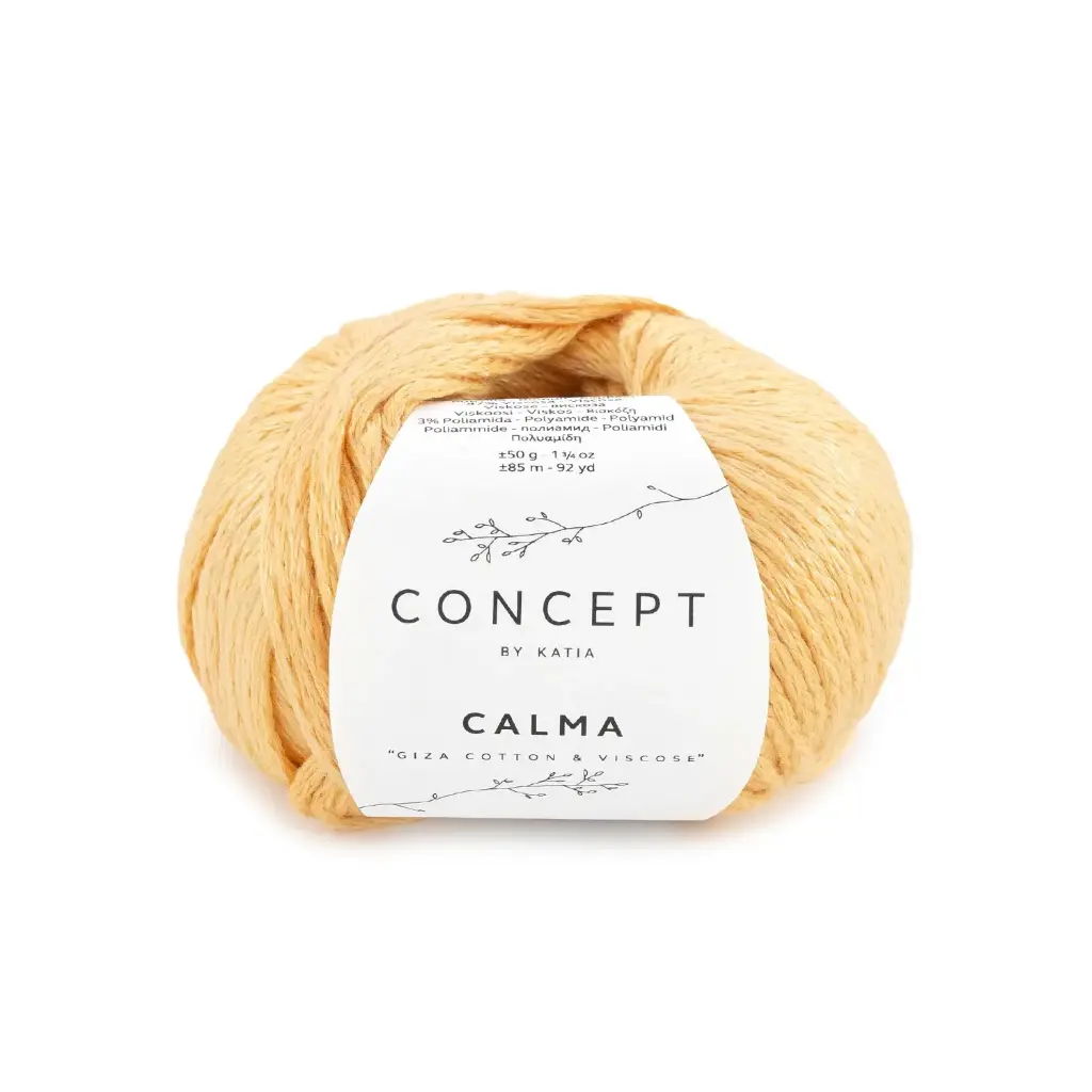 Calma Katia 56 orangé pastel