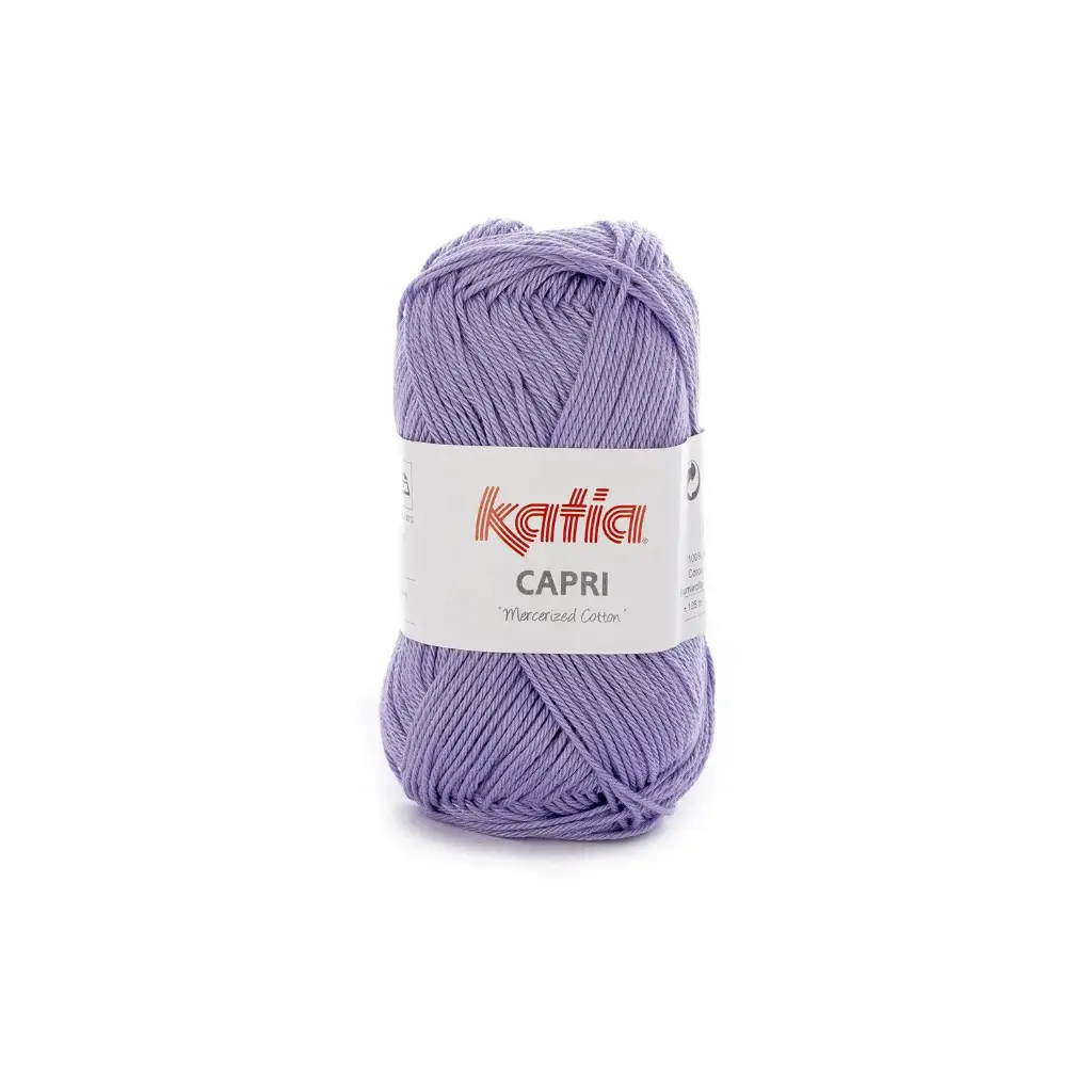 Capri 100% Coton mercerisé Katia 82106 violet pourpre