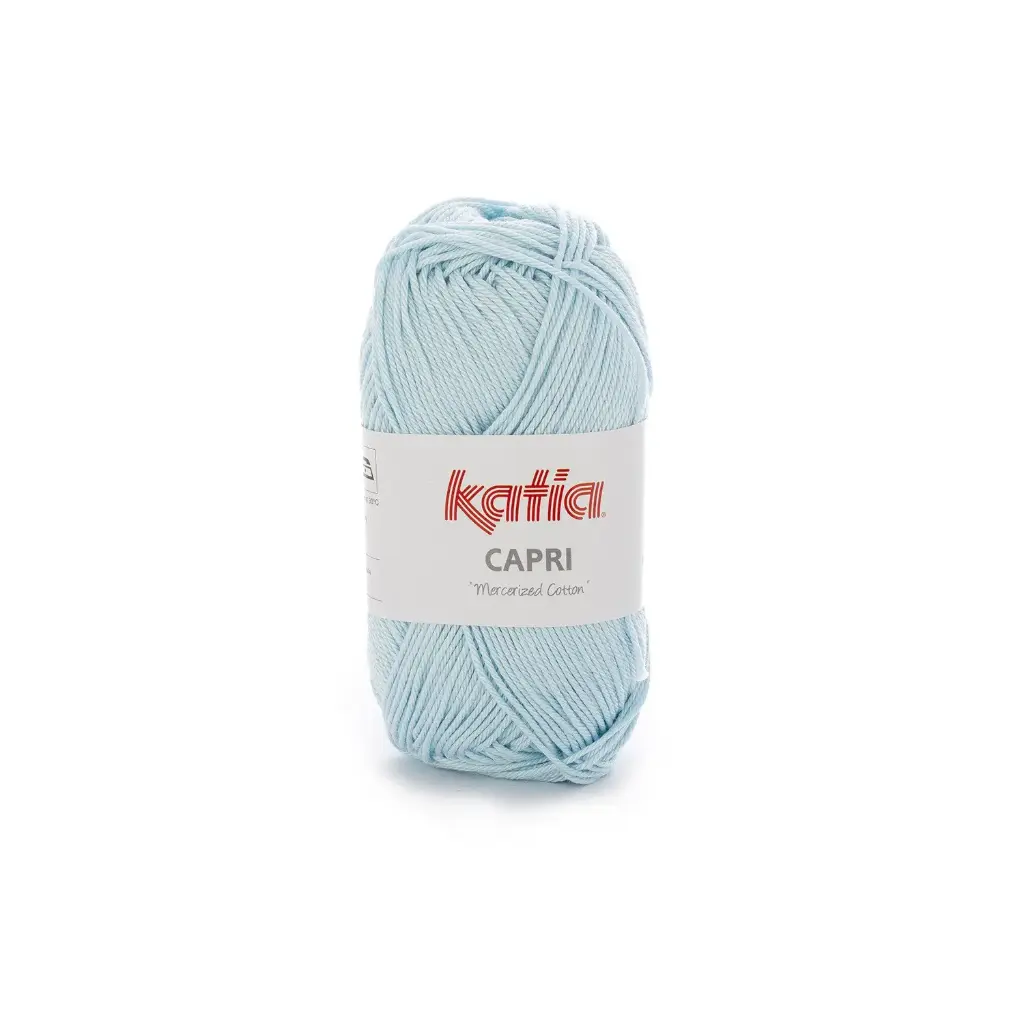 Capri 100% Coton mercerisé Katia 82117 Bleu ciel 
