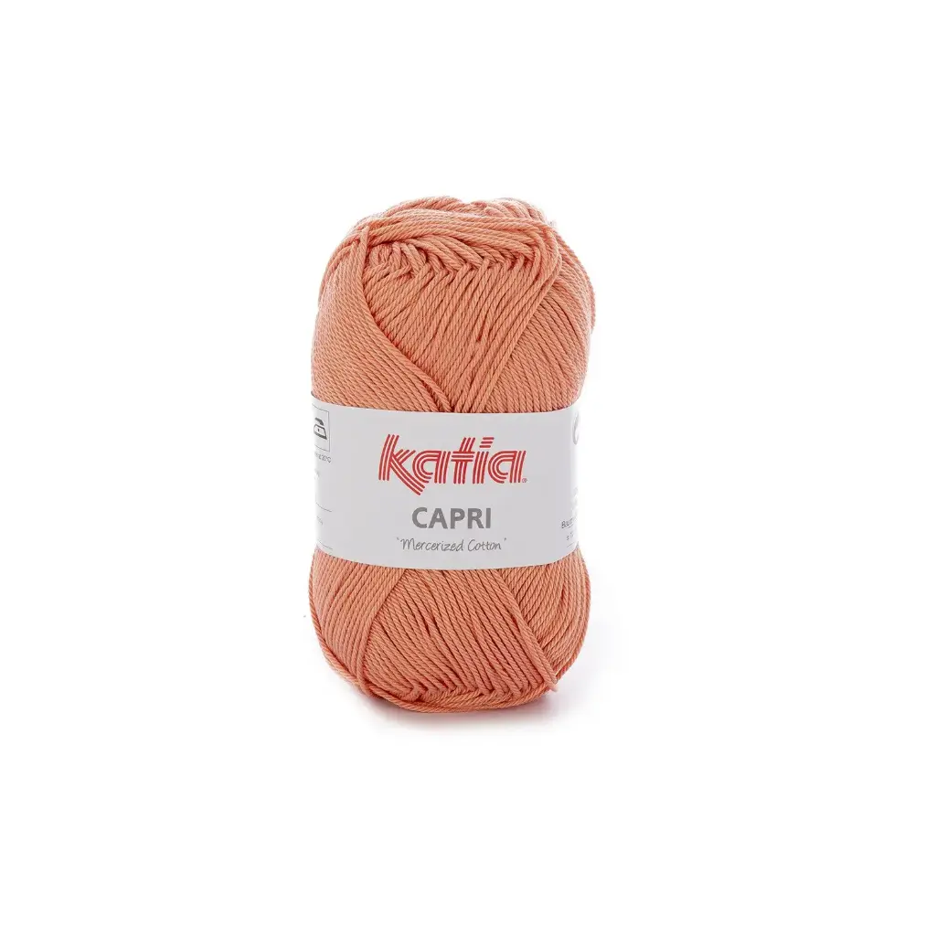 Capri 100% Coton mercerisé Katia 82139 orange