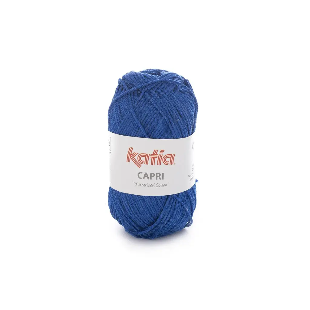 Capri 100% Coton mercerisé Katia 82146 Bleu nocturne