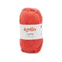 Capri 100% Coton mercerisé Katia 82202 Rouge corail