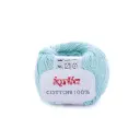Cotton 100% Katia 34 vert Blanc