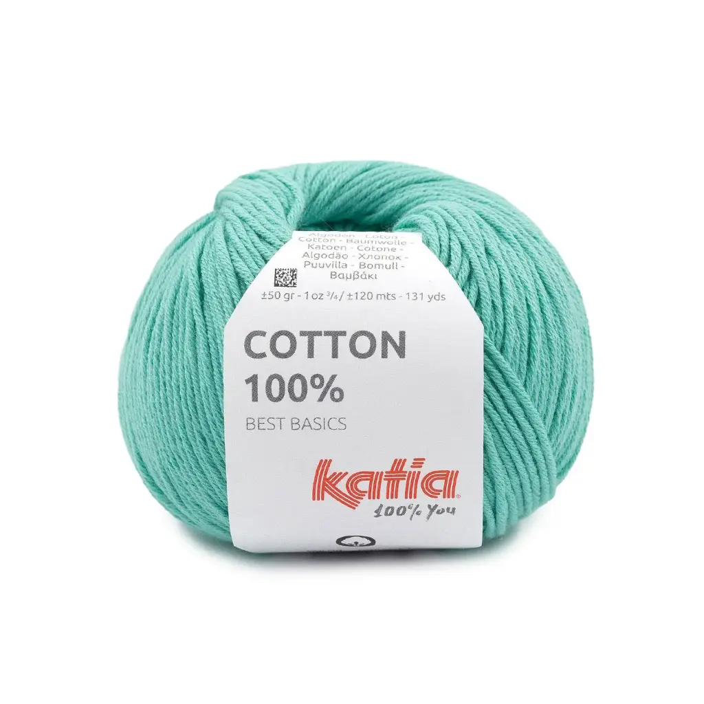 Cotton 100% Katia 68 Vert Clair