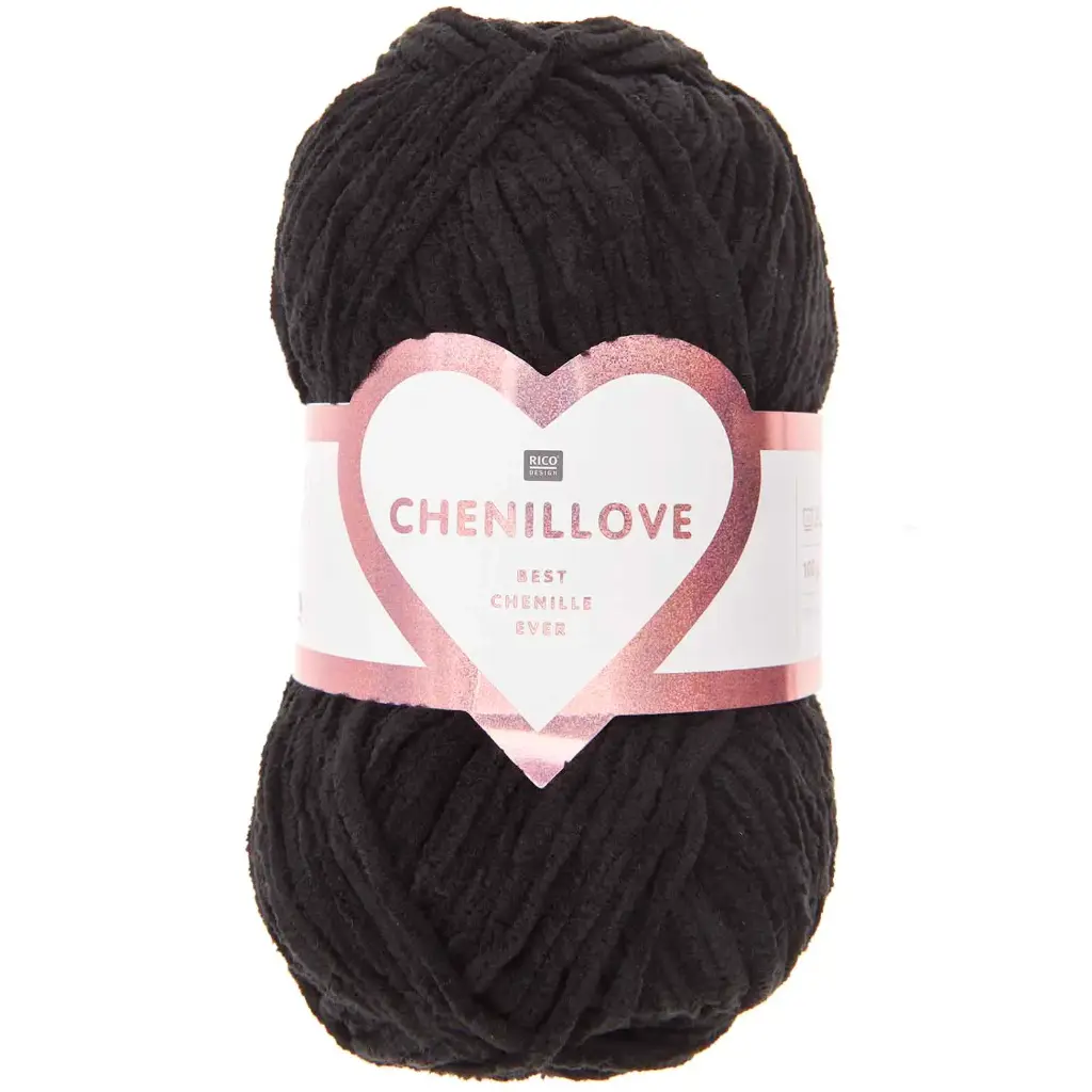 Creative Chenillove noir 014 Rico design