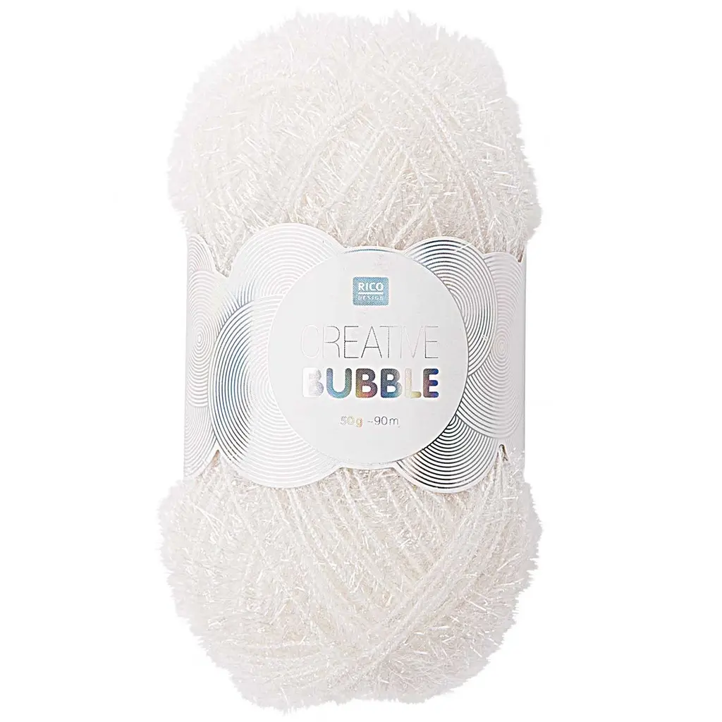 Fil pour éponges Rico créative Bubble Blanc 001