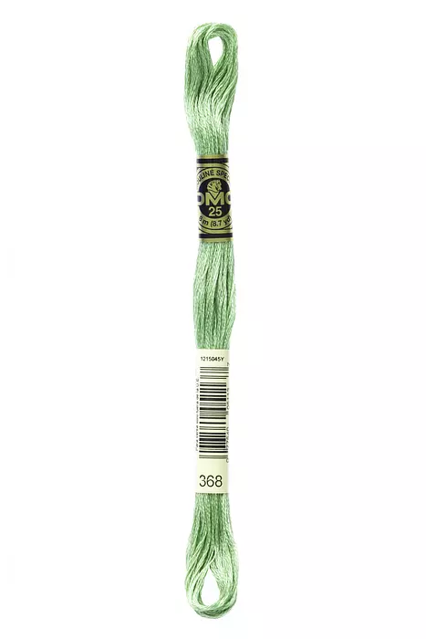 Fil à broder Mouliné Spécial DMC 368 Vert nil