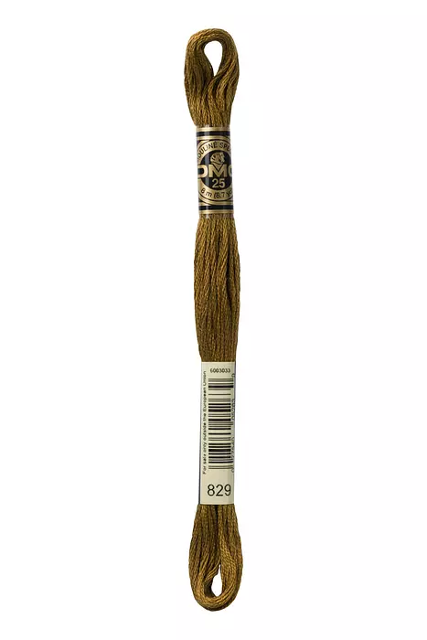 Fil à broder Mouliné Spécial DMC 829  Badiane 