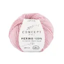 Mérino 100% 7 Rose très clair Laine Katia