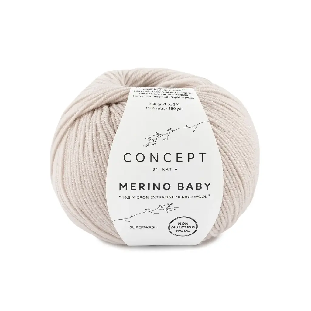 Mérino Baby 27 Beige Clair Laine Katia