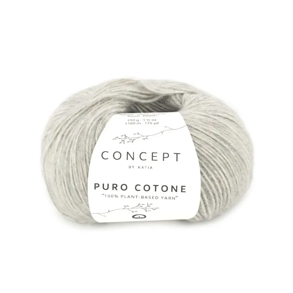Puro cotone Katia 53 gris clair