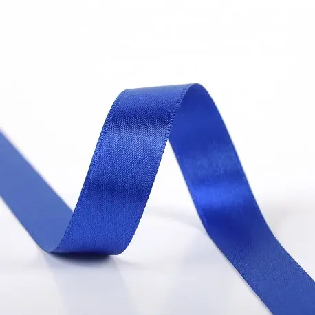 Ruban satin double face 10 mm 24 bleu roi