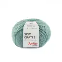 Soft gratté Laine Katia 84 bleu vert