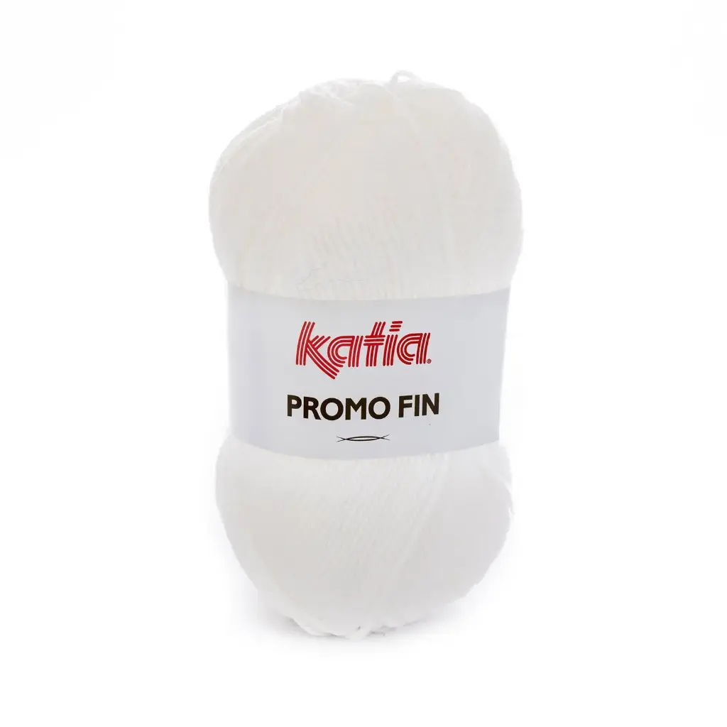 Promo Fin Laine Katia 501 Blanc
