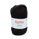 Capri 100% Coton mercerisé Katia 82190 brun noir