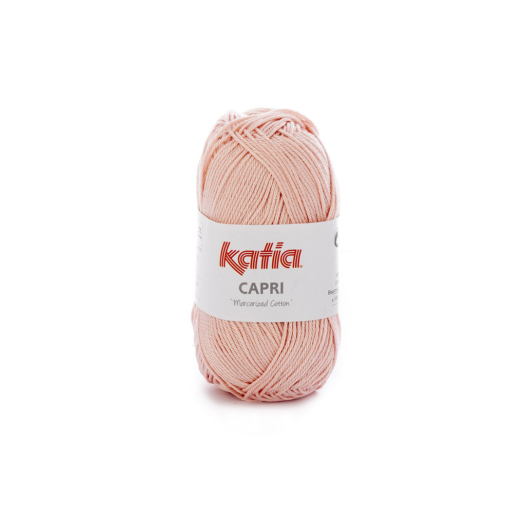 Capri 100% Coton mercerisé Katia 82159  Rosé très clair