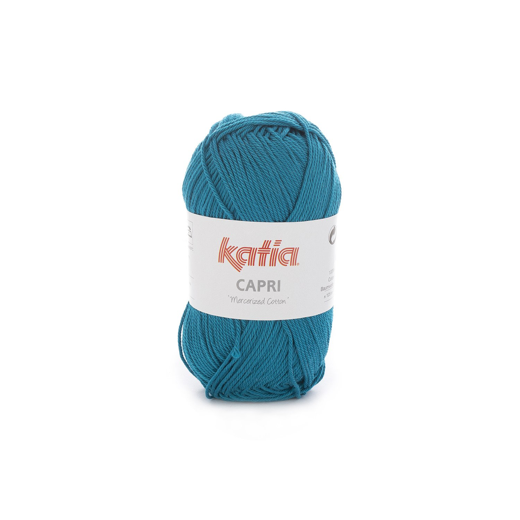 Capri 100% Coton mercerisé Katia 82161 Bleu vert