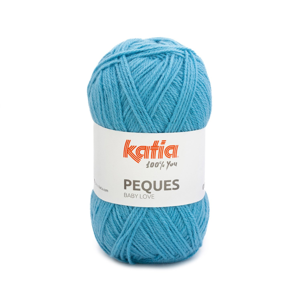 Peques Laine Katia 84972 bleu cyan