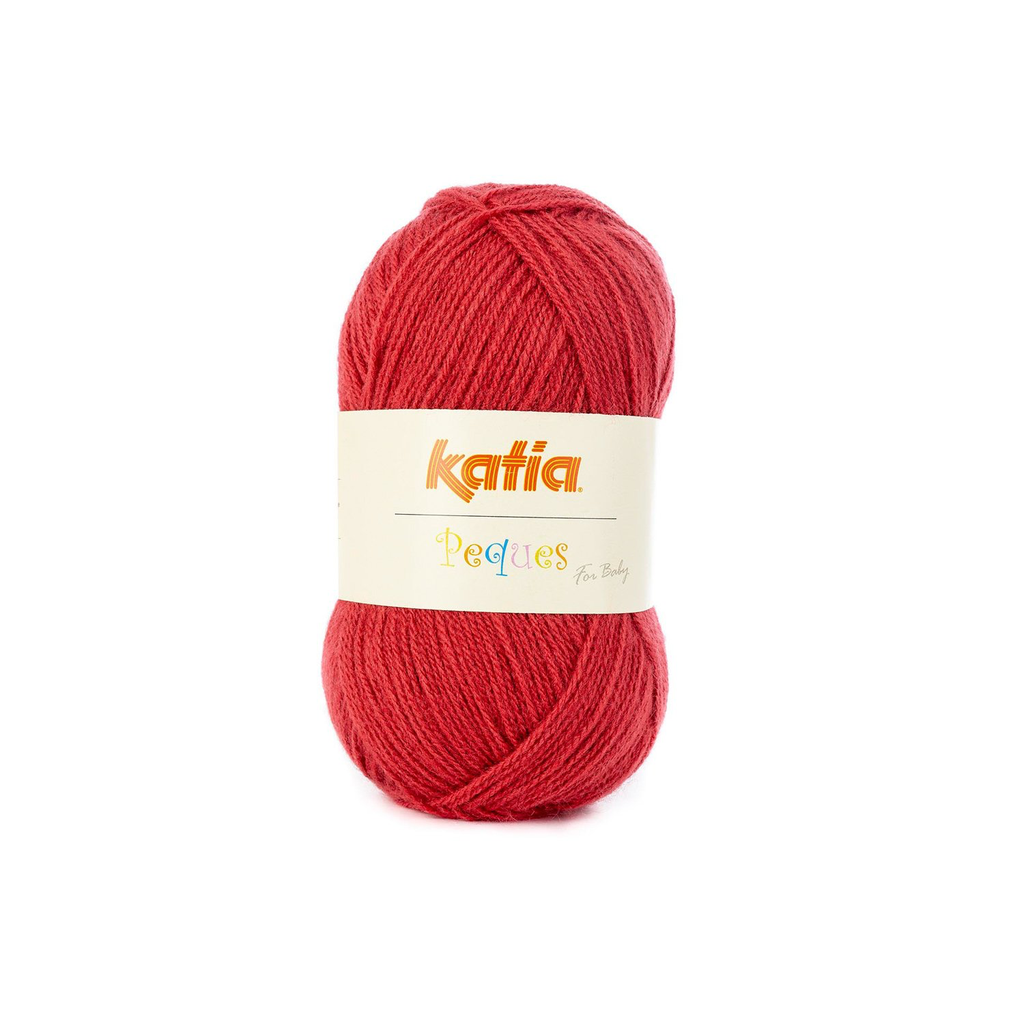 Peques Laine Katia 84959 - Rouge framboise