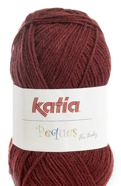 Peques Laine Katia 84954 bordeaux