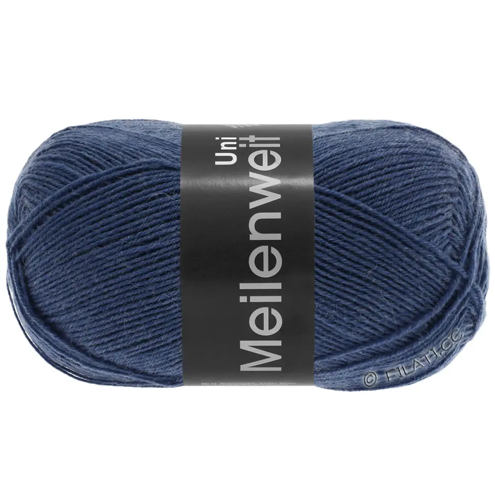 Meilenweit uni Bleu foncé 1342