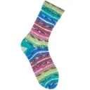 Fil pour chaussette Rico Superba Bamboo 4 fils rainbow summer