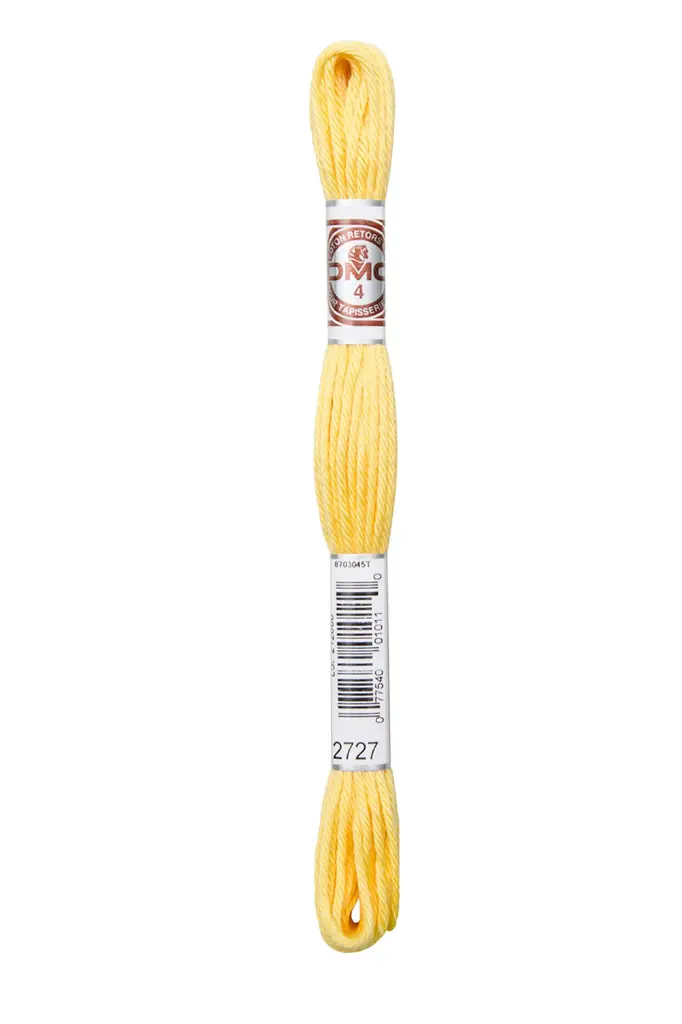 Fil à broder Retors Mat DMC 2727 Jaune pamplemousse