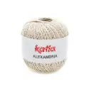 Alexandria 100% coton peigné, gazé et mercerisé Katia 13 écru beige