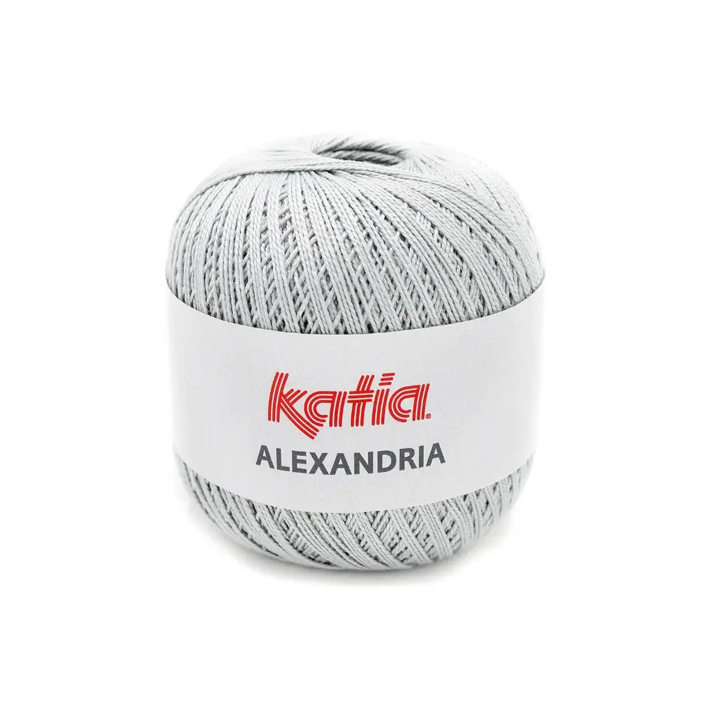 Alexandria 100% coton peigné, gazé et mercerisé Katia 7 gris