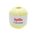 Alexandria 100% coton peigné, gazé et mercerisé Katia 28 - Jaune pastel
