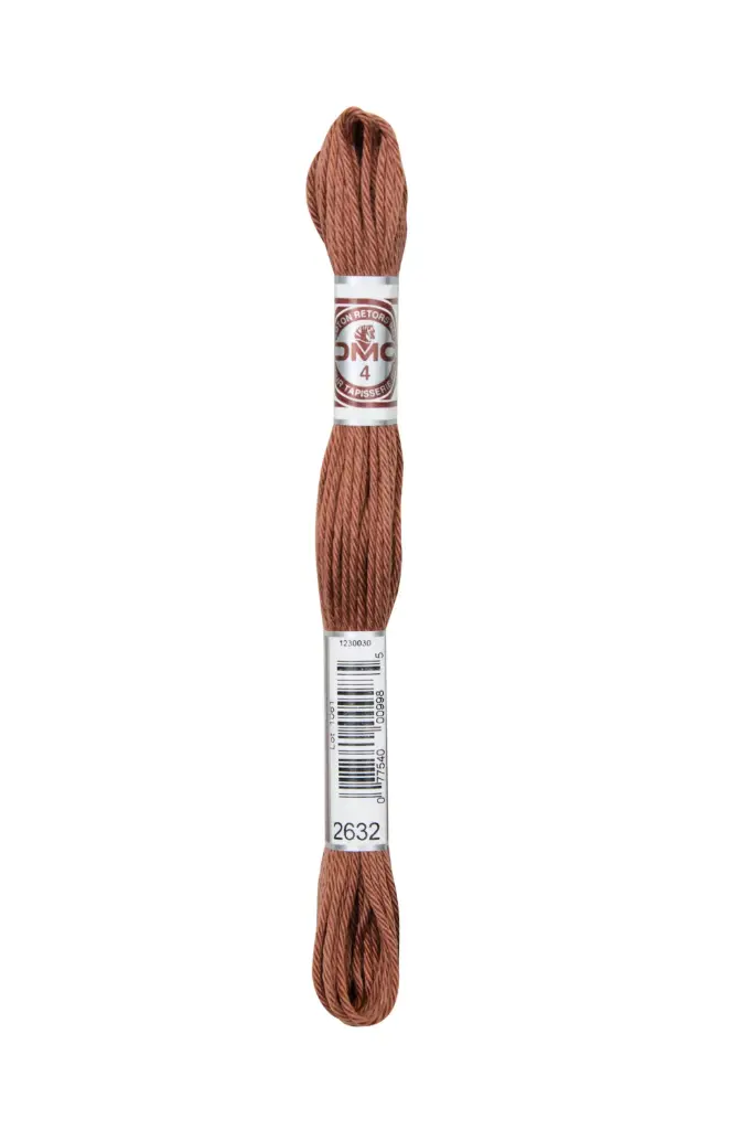 Fil à broder Retors Mat DMC 2632 Marron glacé