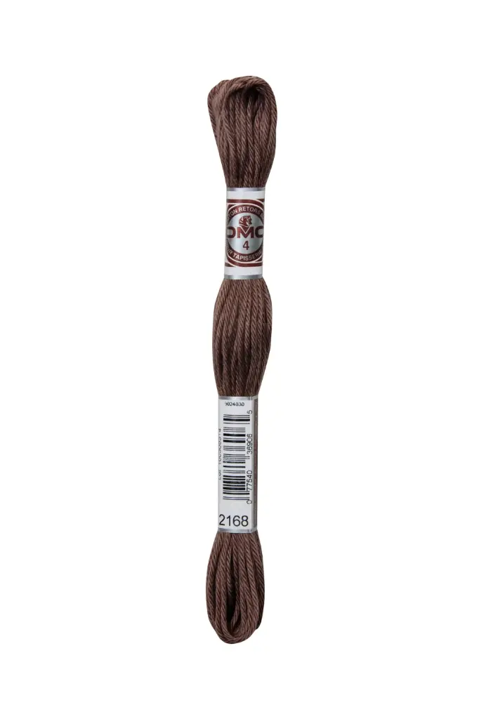 Fil à broder Retors Mat DMC 2168 Taupe foncé