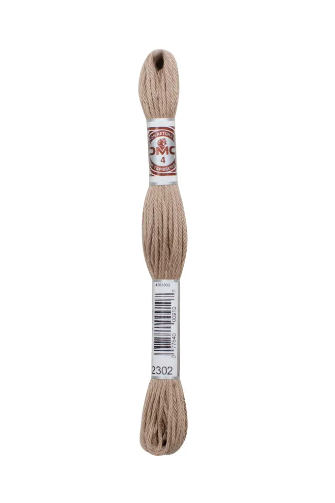 Fil à broder Retors Mat DMC 2302 Petit gris