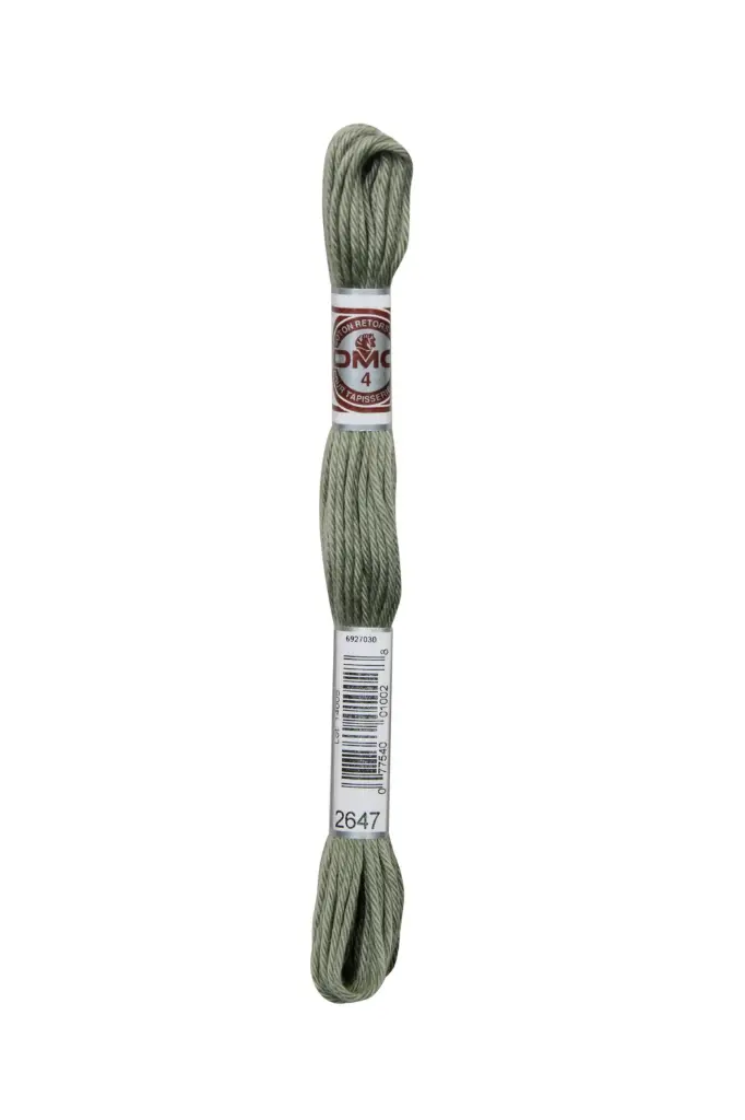 Fil à broder Retors Mat DMC 2647 Gris éléphant