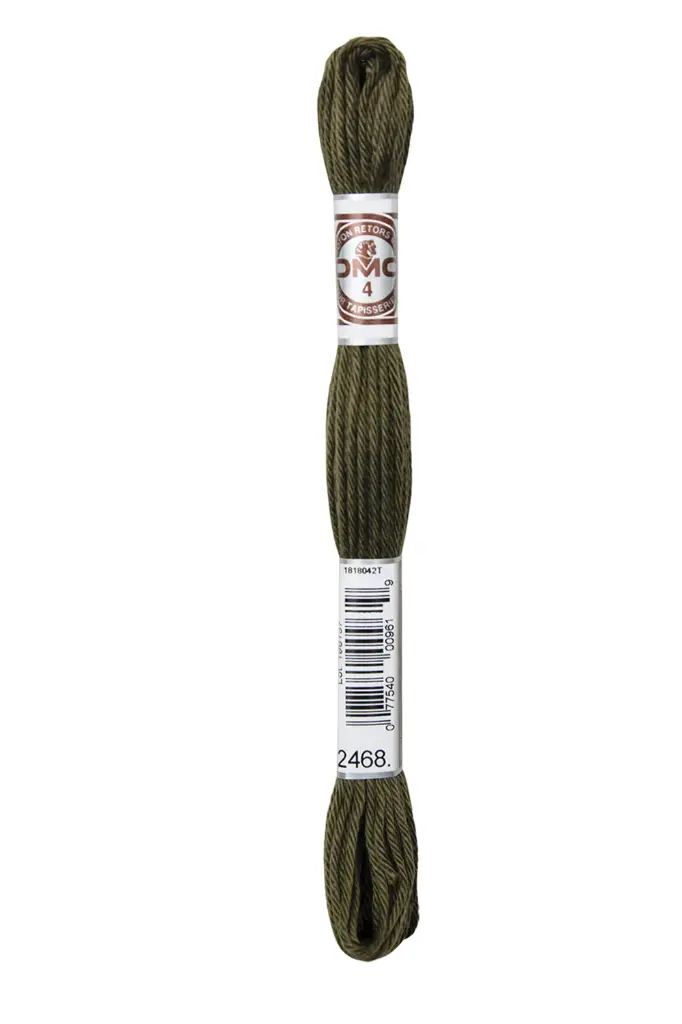 Fil à broder Retors Mat DMC 2468 Gris falaise