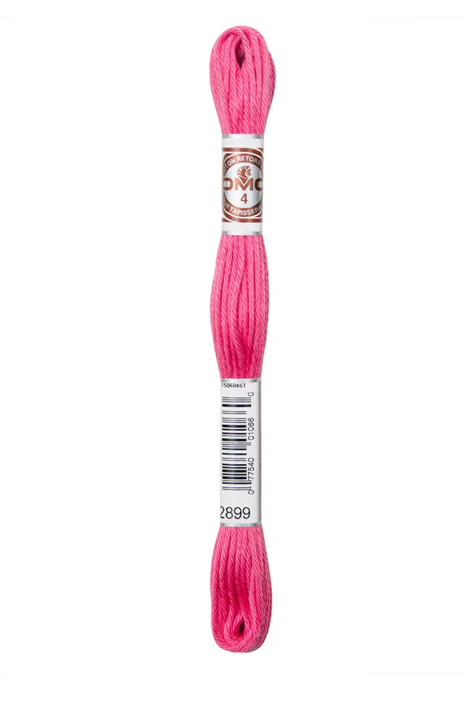 Fil à broder Retors Mat DMC 2899 Rose fluo