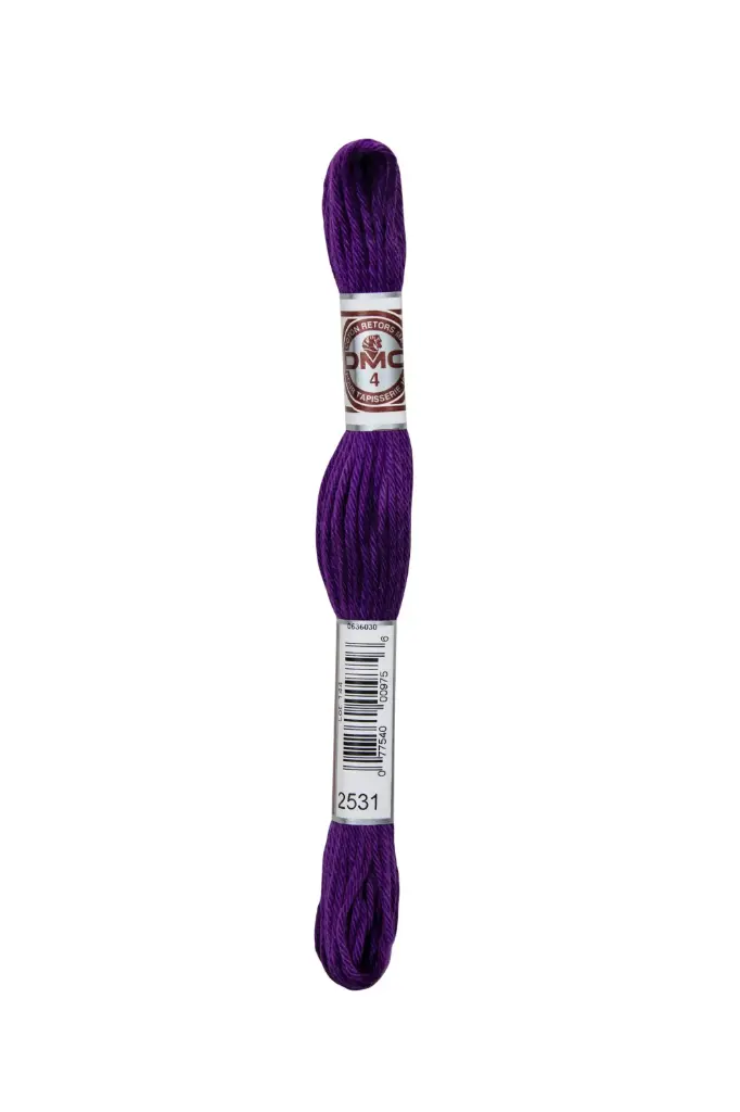 Fil à broder Retors Mat DMC 2531 Violet