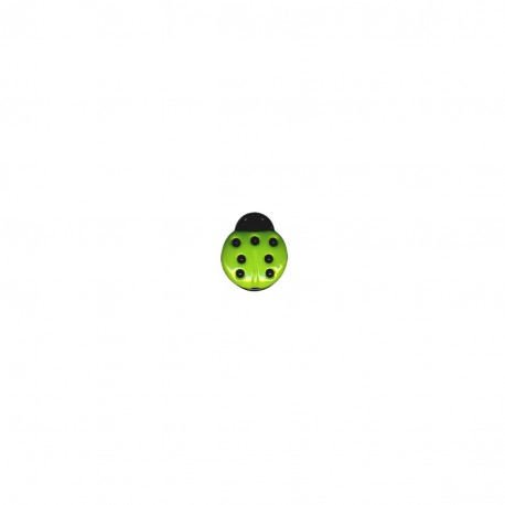 Bouton Coccinelle 15 mm 536 Vert