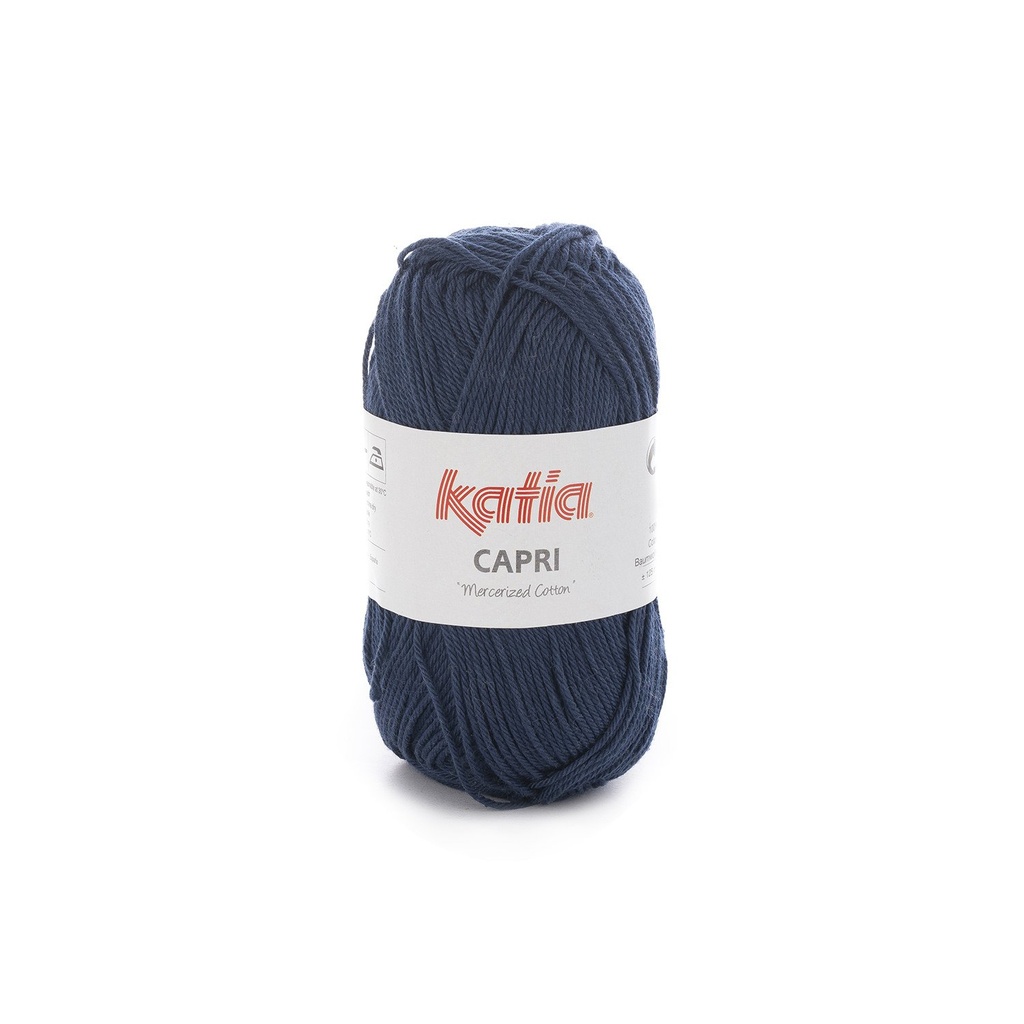 Capri 100% Coton mercerisé Katia 82066 Bleu foncé