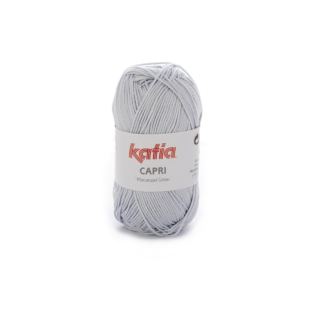 Capri 100% Coton mercerisé Katia 82157 Blanc perlé