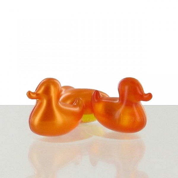 Perle de bain abricot canard