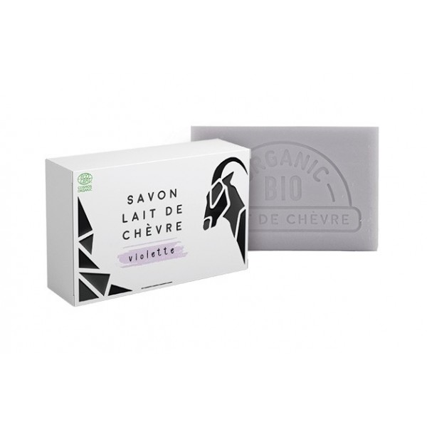 Savon lait de chèvre Violette