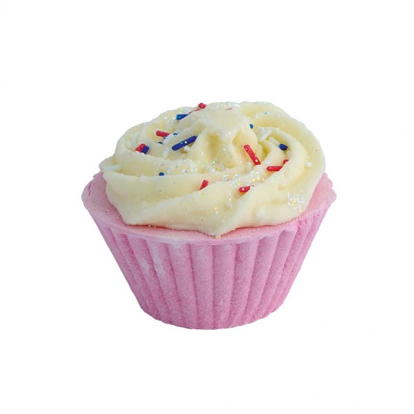 Cupcake effervescent pour le bain cerise