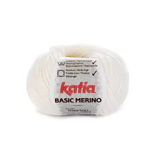[BASIC1] Basic Mérino 1 Blanc Laine Katia