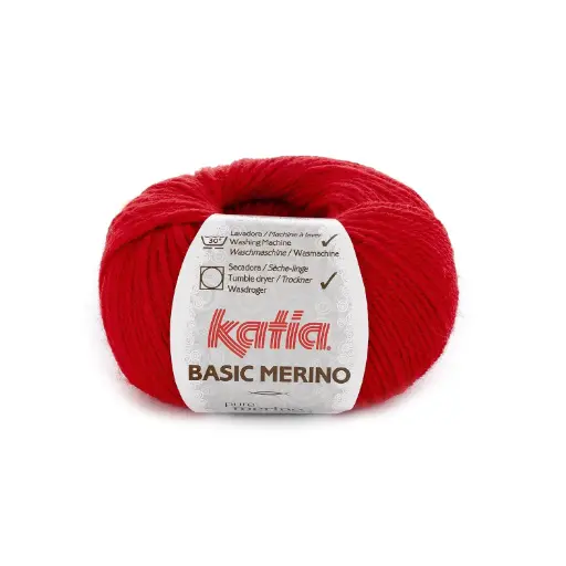 [BASIC4] Basic Mérino 4 Rouge Laine Katia