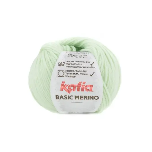 [BASIC85] Basic Mérino 85 vert très clair Laine Katia